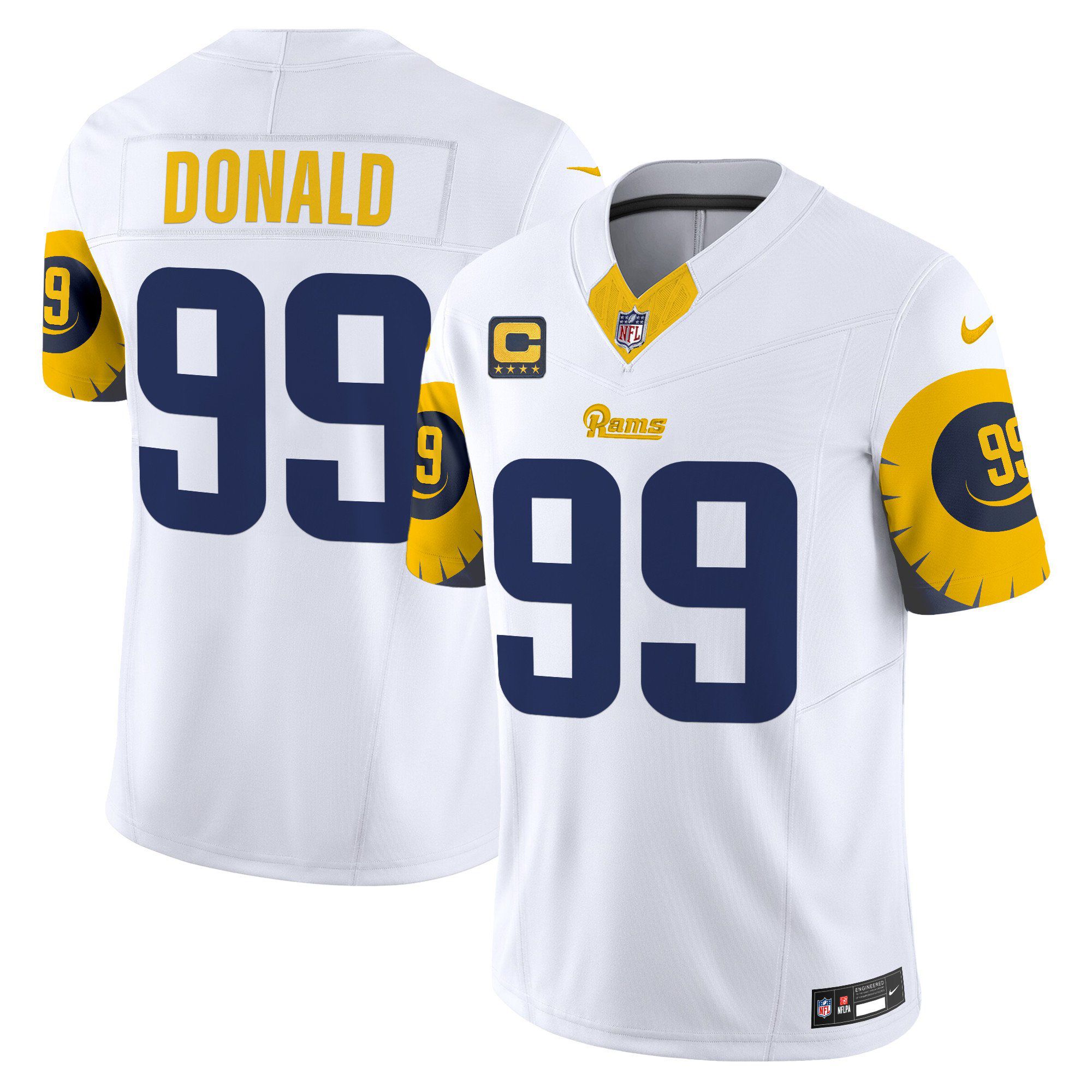 Men Los Angeles Rams #99 Donald White 2024 Nike Special Vapor Limited NFL Jersey